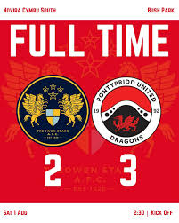 Treowen Stars v Pontypridd United